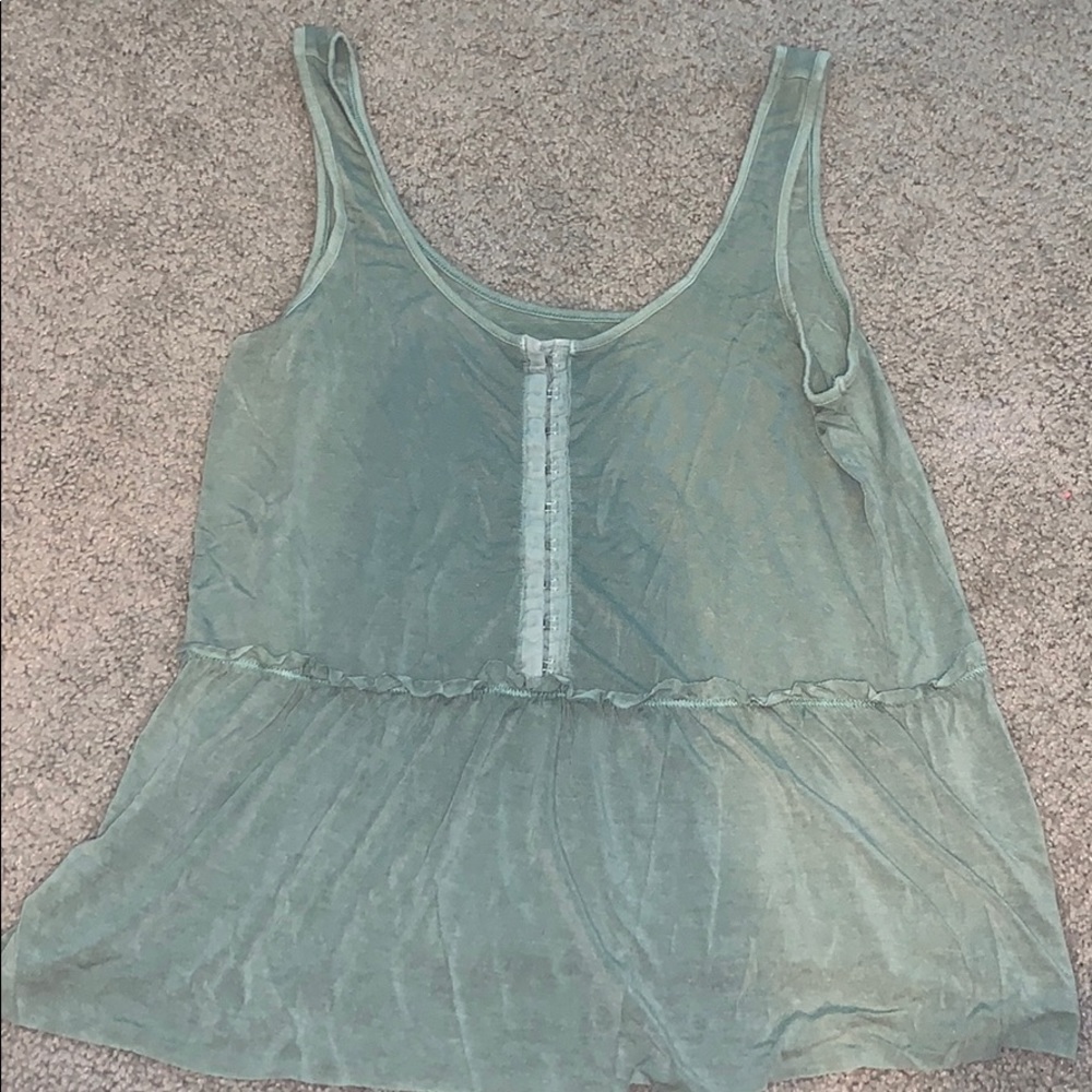 PACSUN army green cute comfy top